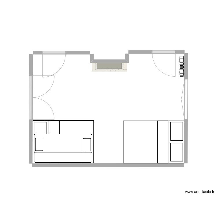 Chambre Elvire & Flore. Plan de 0 pièce et 0 m2