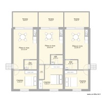 Projet 6 appartements T2 en neuf