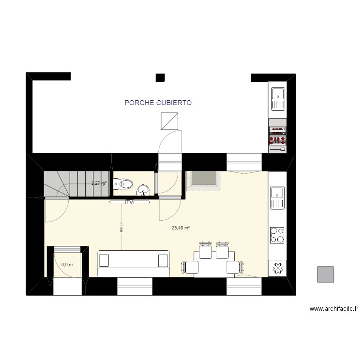 PLANTA BAJA APTO. A   (IZQUIERDA)   04   porche. Plan de 0 pièce et 0 m2