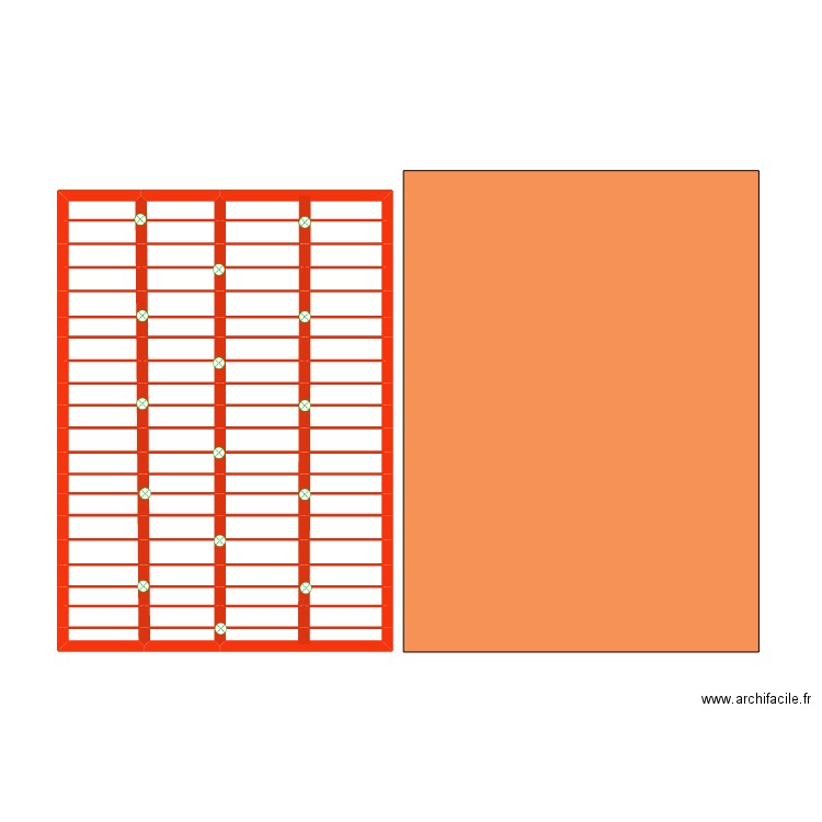 Garage 2. Plan de 78 pièces et 31 m2