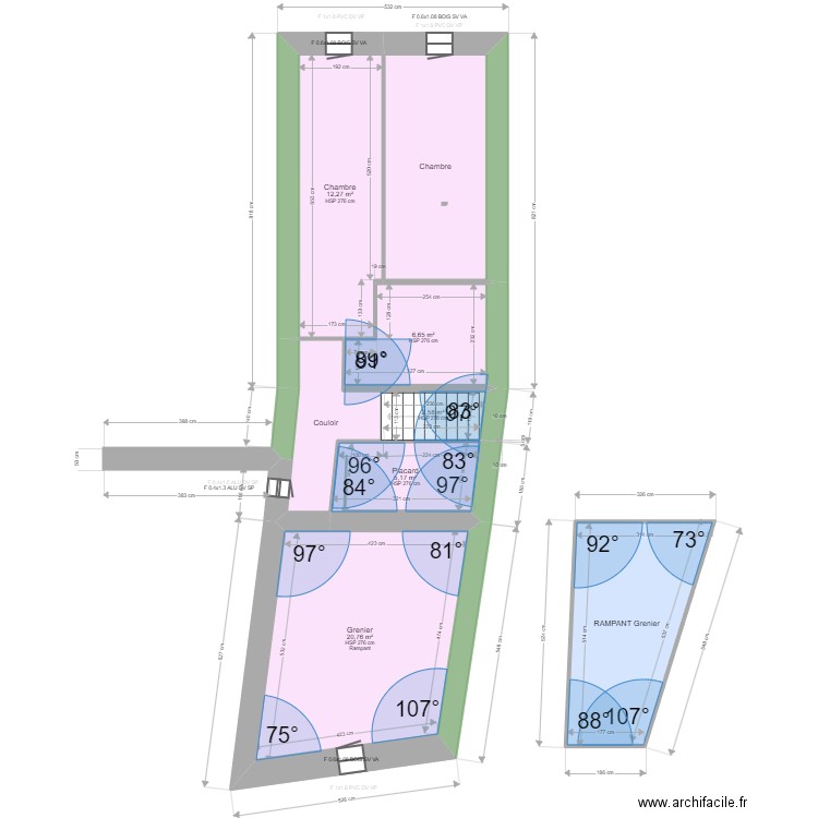 Thuilliez Solliès-Pont. Plan de 35 pièces et 309 m2