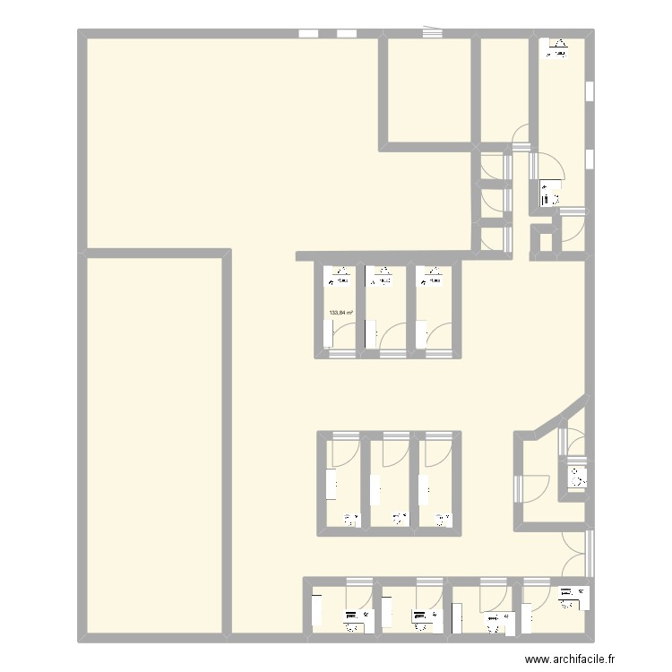 plan . Plan de 23 pièces et 259 m2