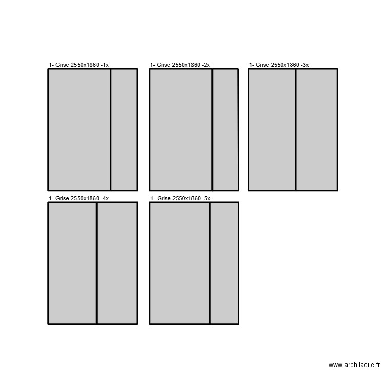 kfc facade 22. Plan de 10 pièces et 23 m2