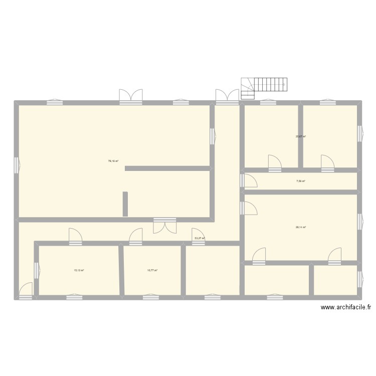 Fazlat plan. Plan de 7 pièces et 220 m2