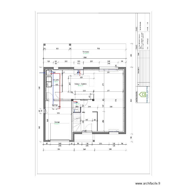 BELMADHI RDC HYDRAULIQUE. Plan de 0 pièce et 0 m2