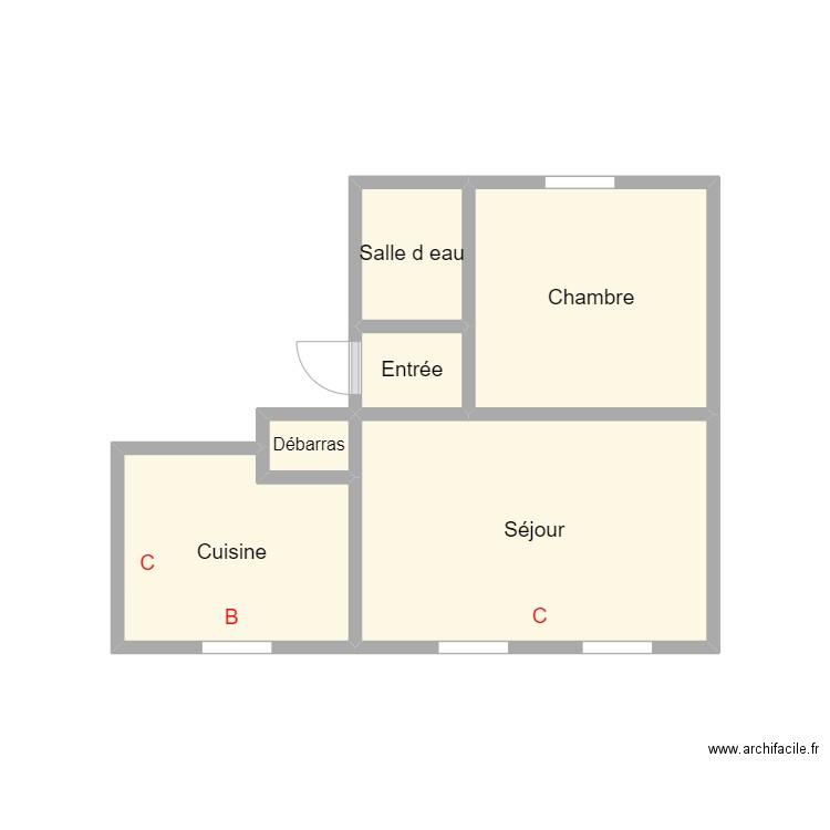 PLAN 2407 SAUVAGE. Plan de 6 pièces et 14 m2