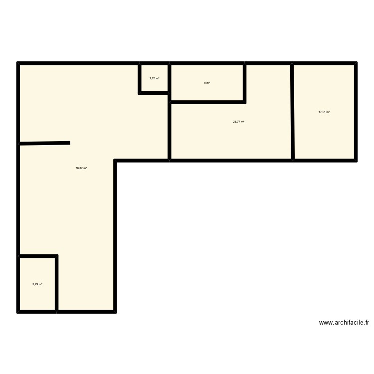 PALMEYSSOU. Plan de 6 pièces et 136 m2