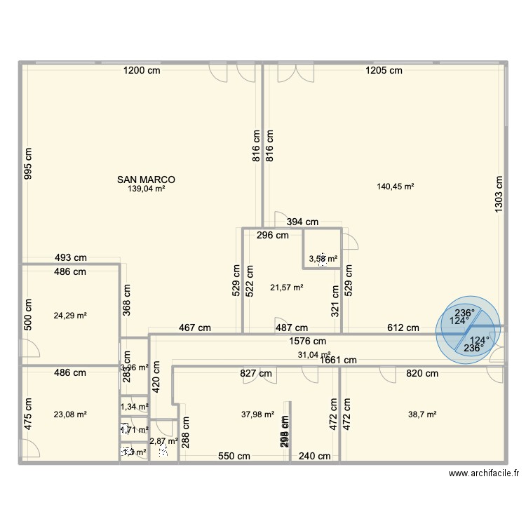 europa indigo RDC HOUELBOURG. Plan de 14 pièces et 471 m2