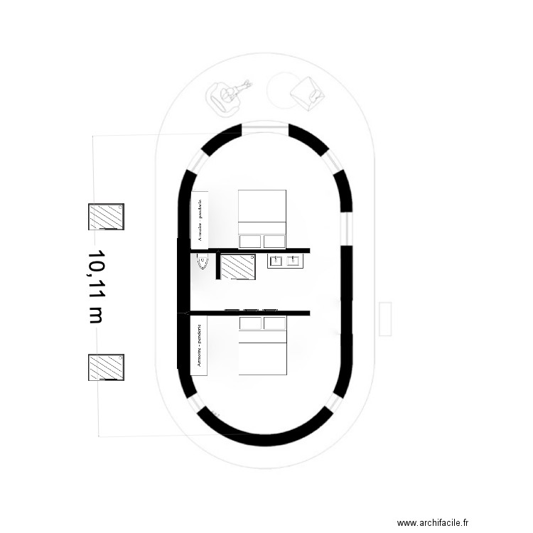 plan cabane . Plan de 0 pièce et 0 m2