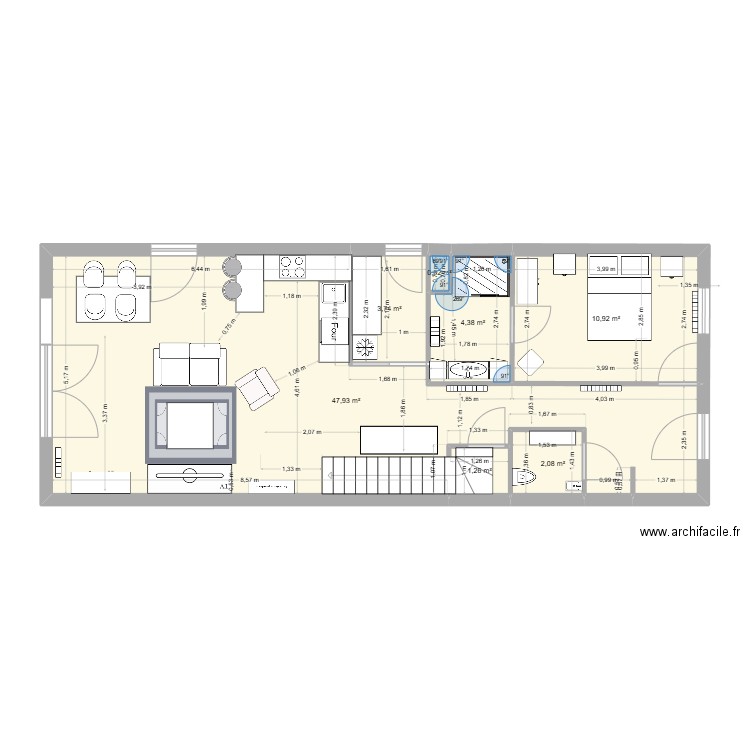 Vincent Meine 12. Plan de 7 pièces et 71 m2