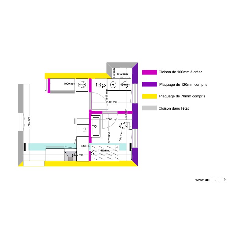 CUISINE. Plan de 0 pièce et 0 m2