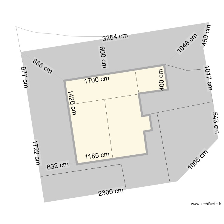 Masse les Granges. Plan de 1 pièce et 193 m2