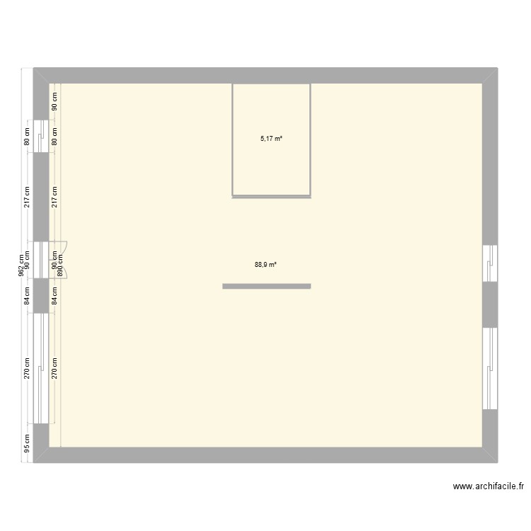 KAW. Plan de 15 pièces et 282 m2