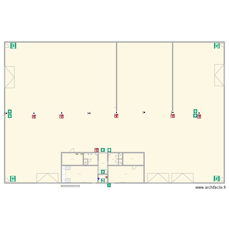 Plan Secours HR. Plan de 15 pièces et 1507 m2