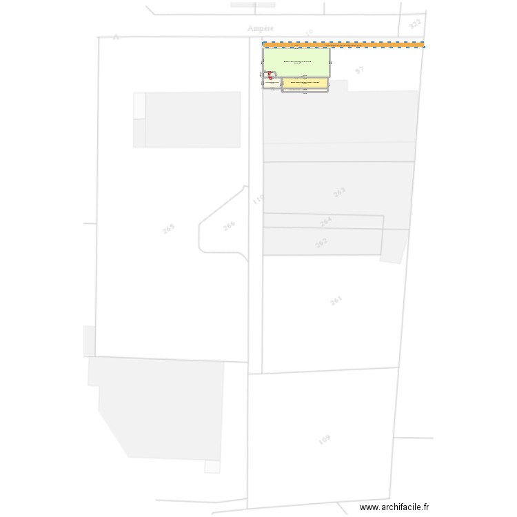 Charculor 2025  pour CPAT. Plan de 8 pièces et 670 m2