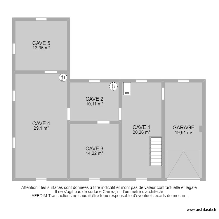 BI 19090 - . Plan de 30 pièces et 391 m2