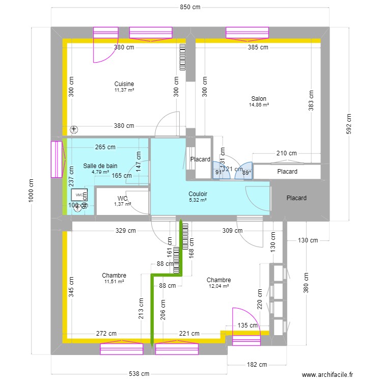 ARMANGE. Plan de 31 pièces et 130 m2