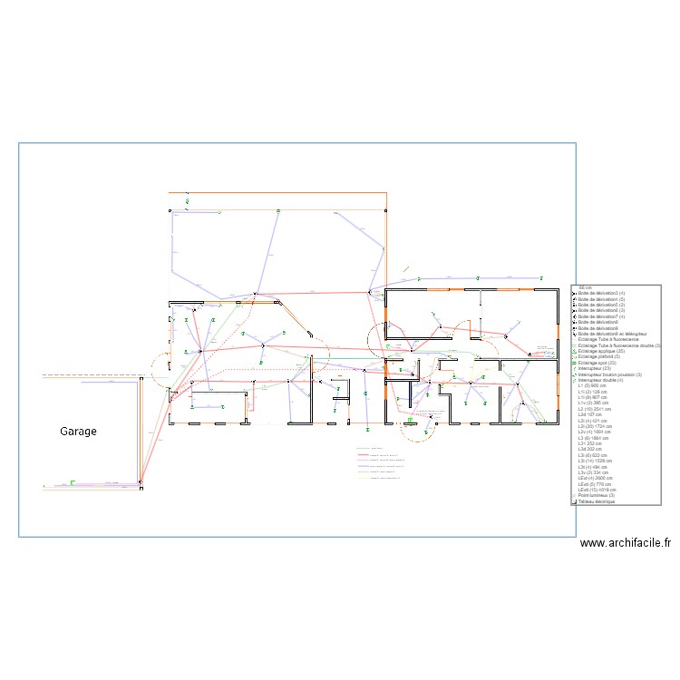 elec maison lumiere pour cotation1. Plan de 0 pièce et 0 m2