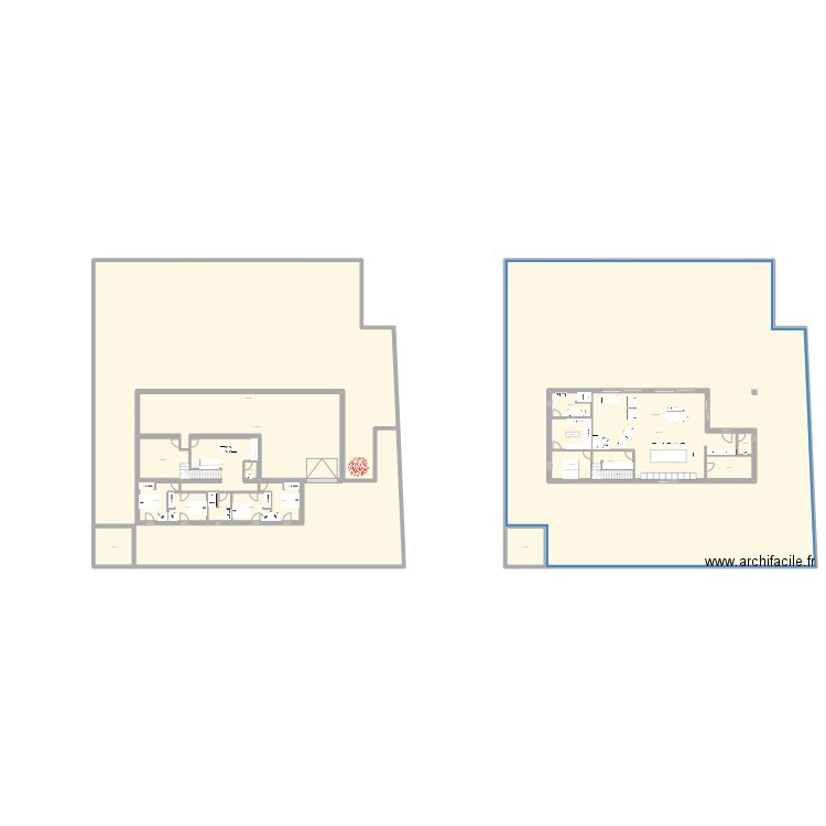 Saint pierre de chandieu 2. Plan de 21 pièces et 1835 m2