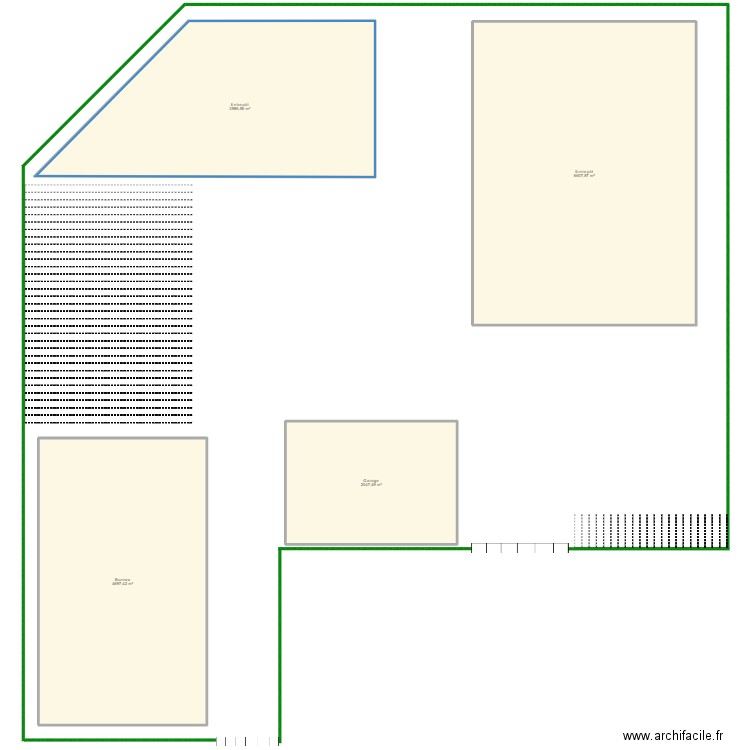 TGK. Plan de 4 pièces et 159 m2