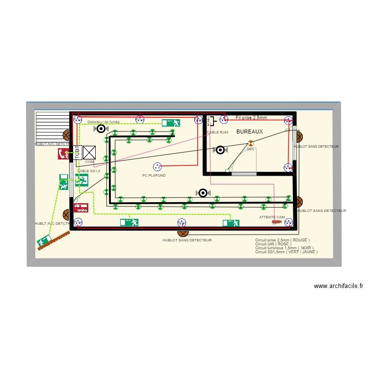 ARTISANALE HELBOURG. Plan de 3 pièces et 75 m2