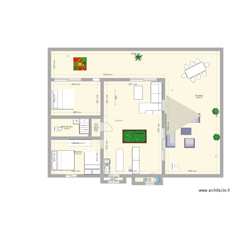 appartement antibes dressing. Plan de 7 pièces et 158 m2