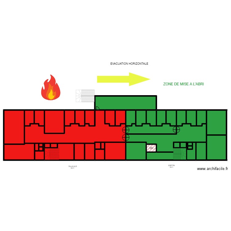 TILLEULS R+1 2. Plan de 47 pièces et 746 m2