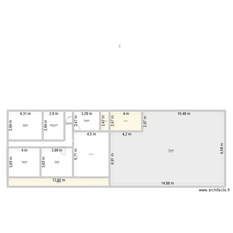 MODERN GARAGE PSL. Plan de 11 pièces et 244 m2