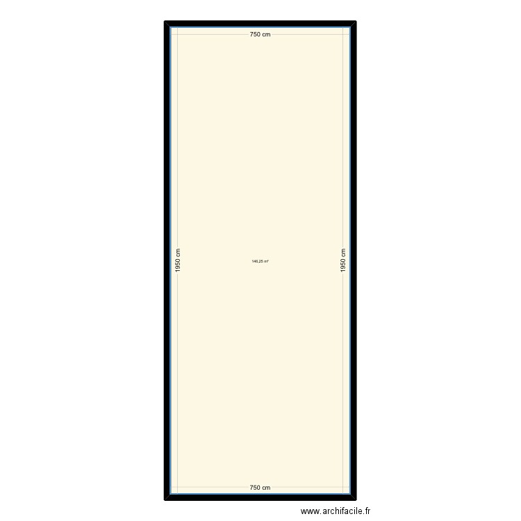 Maison 2. Plan de 1 pièce et 146 m2