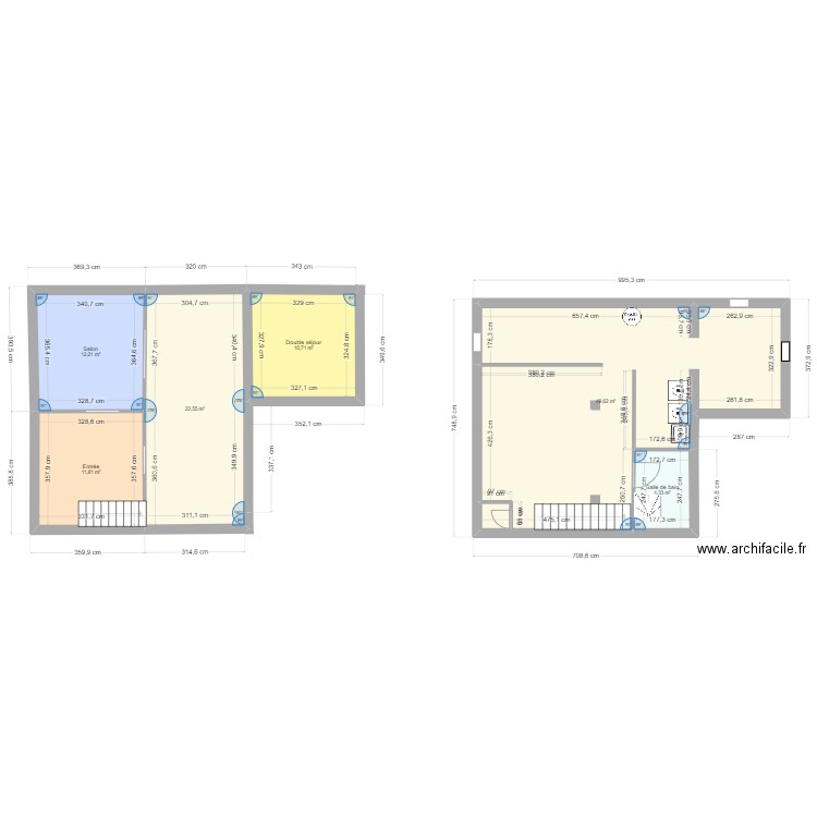 nouvelle maison. Plan de 6 pièces et 111 m2