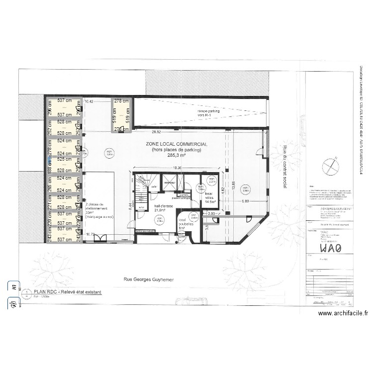 KORPUS PHYSIO. Plan de 9 pièces et 122 m2