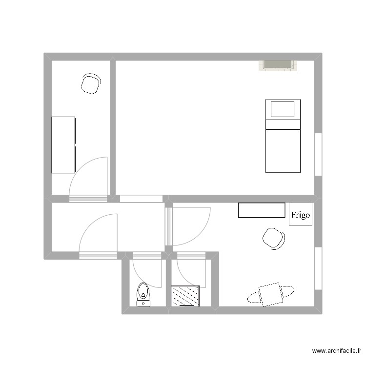 studio PELT. Plan de 6 pièces et 25 m2