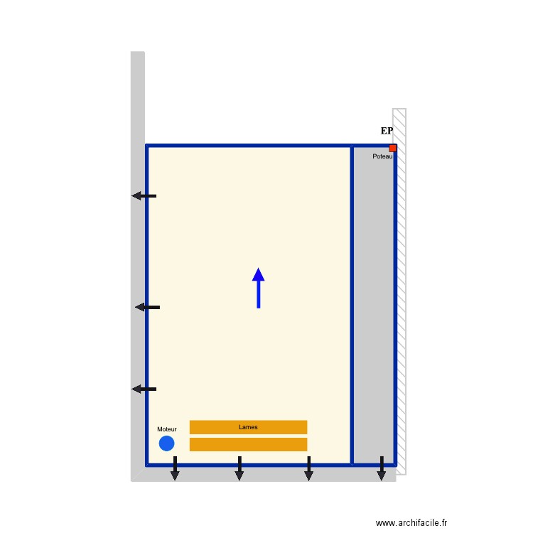 alex gibson . Plan de 2 pièces et 29 m2