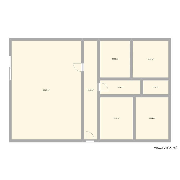 2 chemin du pountil . Plan de 8 pièces et 141 m2