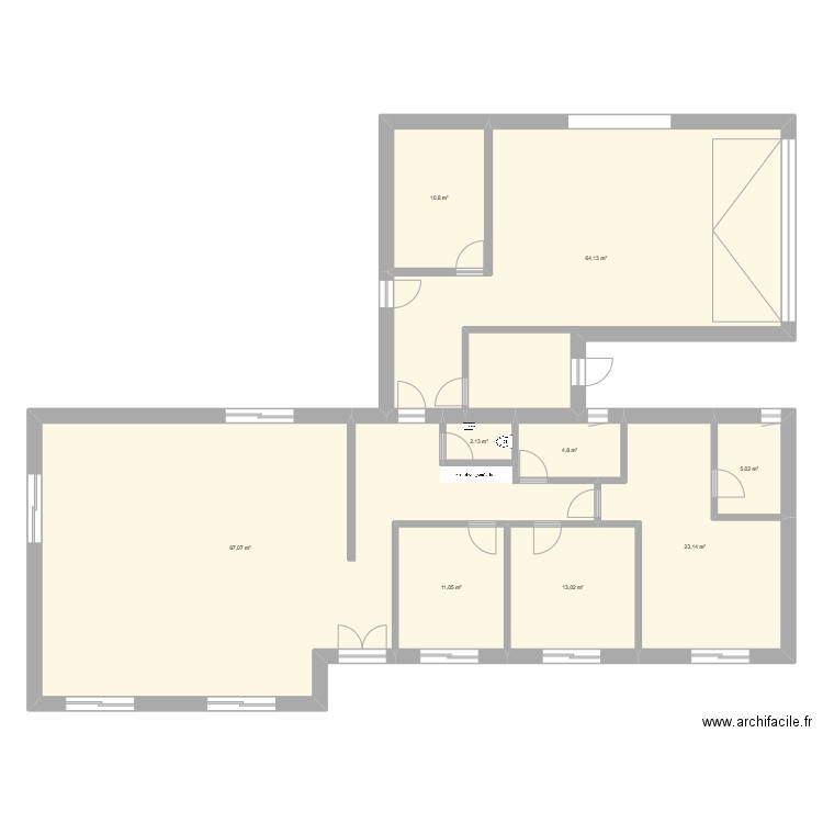 maison portugal. Plan de 9 pièces et 221 m2