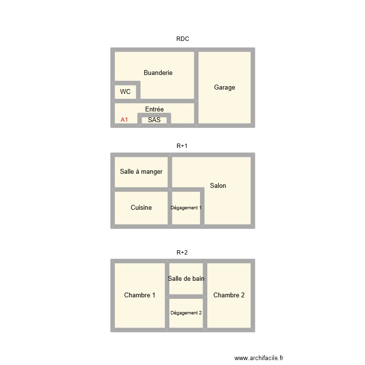 2502 THOMASSIN. Plan de 13 pièces et 21 m2