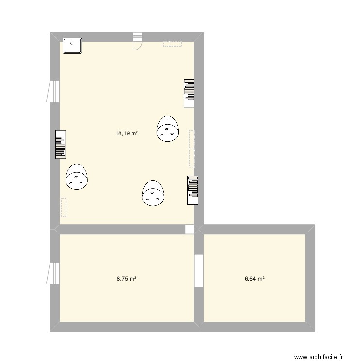 Travail à Rendre Aya. Plan de 3 pièces et 34 m2