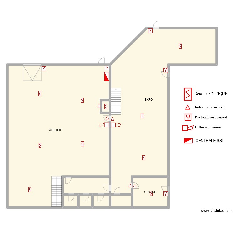 SOCLEMA RDC. Plan de 9 pièces et 438 m2