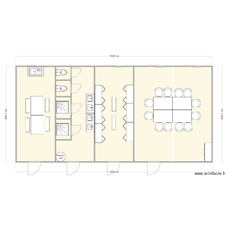 REYES CHANTIER ST BONNET DE MURE. Plan de 9 pièces et 71 m2