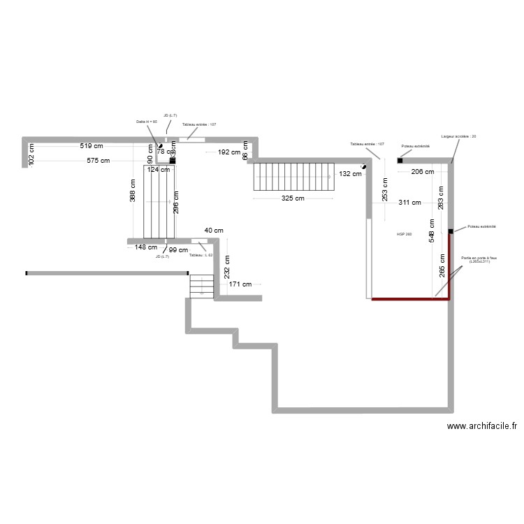 Roc Mer  - R+1 - Plan de masse. Plan de 0 pièce et 0 m2