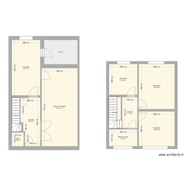 maison papy rez. Plan de 12 pièces et 116 m2