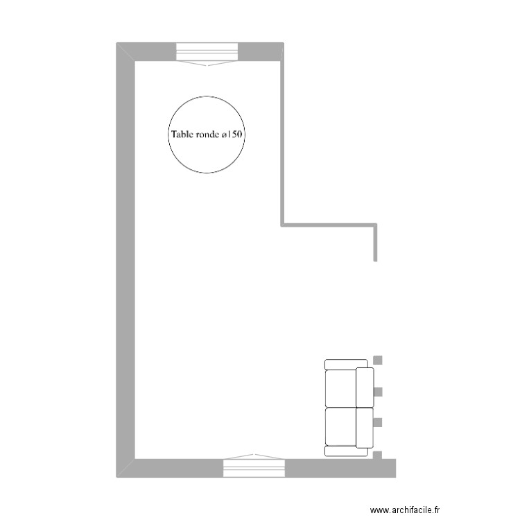 Séjour Maison. Plan de 0 pièce et 0 m2