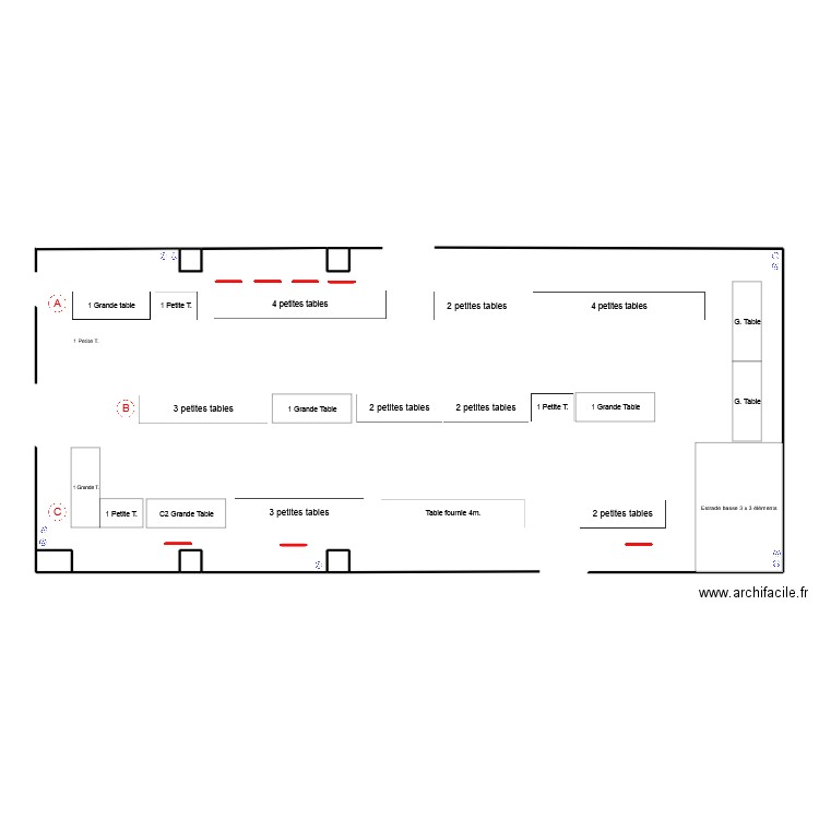 SDF-Galvachers-1. Plan de 4 pièces et 2 m2