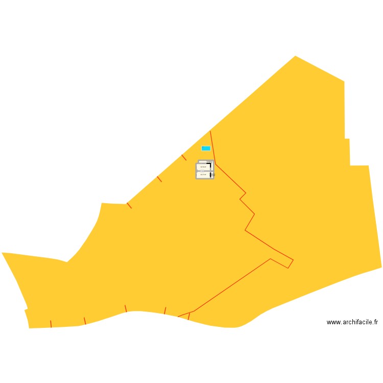 Santa Maria Poggio. Plan de 4 pièces et 148 m2