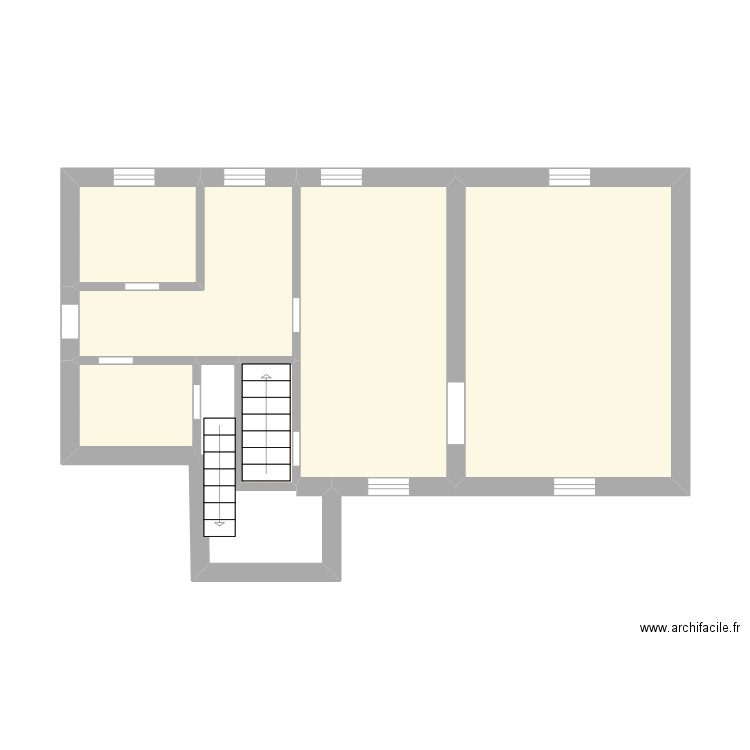 Dudelange-RDC. Plan de 6 pièces et 32 m2