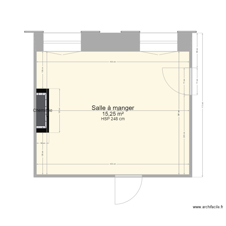 La Beurrière1. Plan de 1 pièce et 15 m2