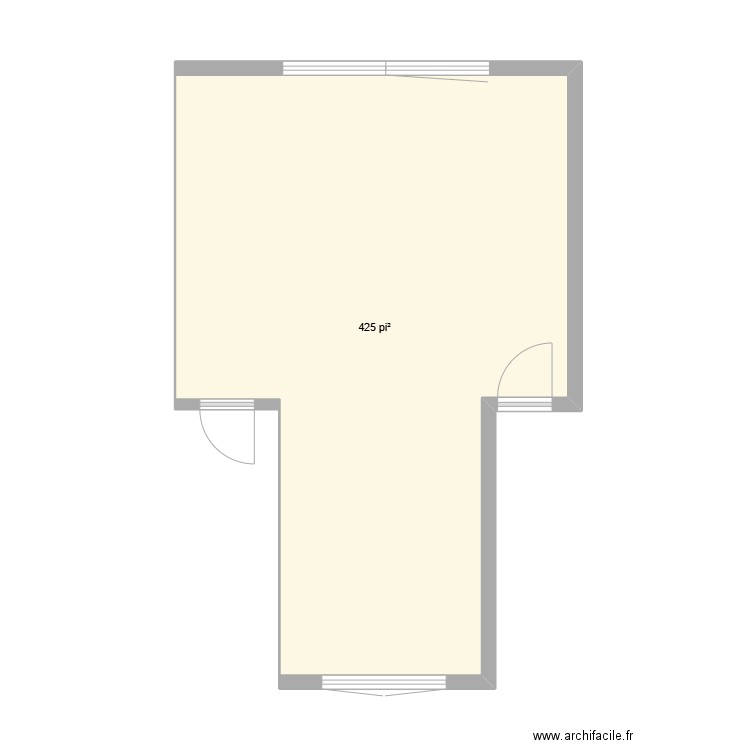 Annexe 1.1. Plan de 1 pièce et 40 m2