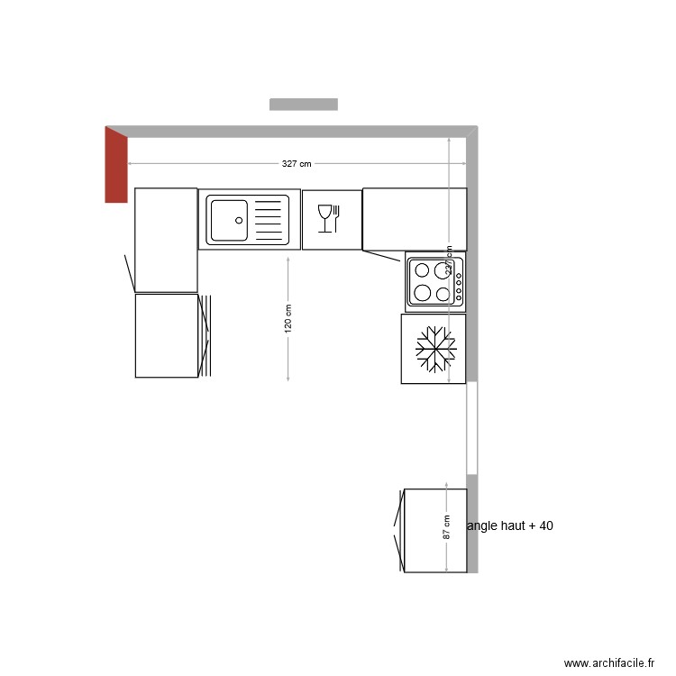 cuisine la couplais etage V2. Plan de 0 pièce et 0 m2