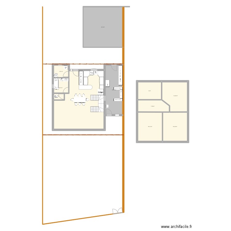 maison 3. Plan de 10 pièces et 181 m2