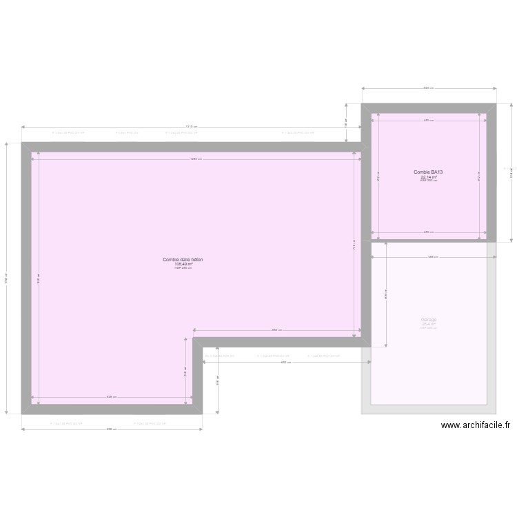  ML24010562  PASCAU. Plan de 13 pièces et 285 m2